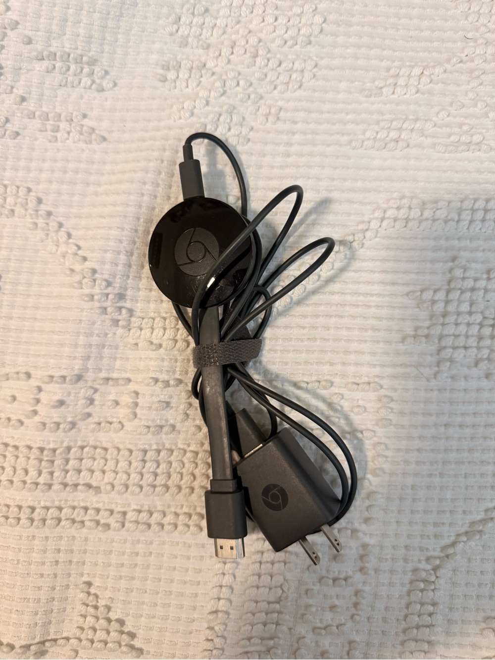 google Chromecast HDMI Streaming Adapter in black